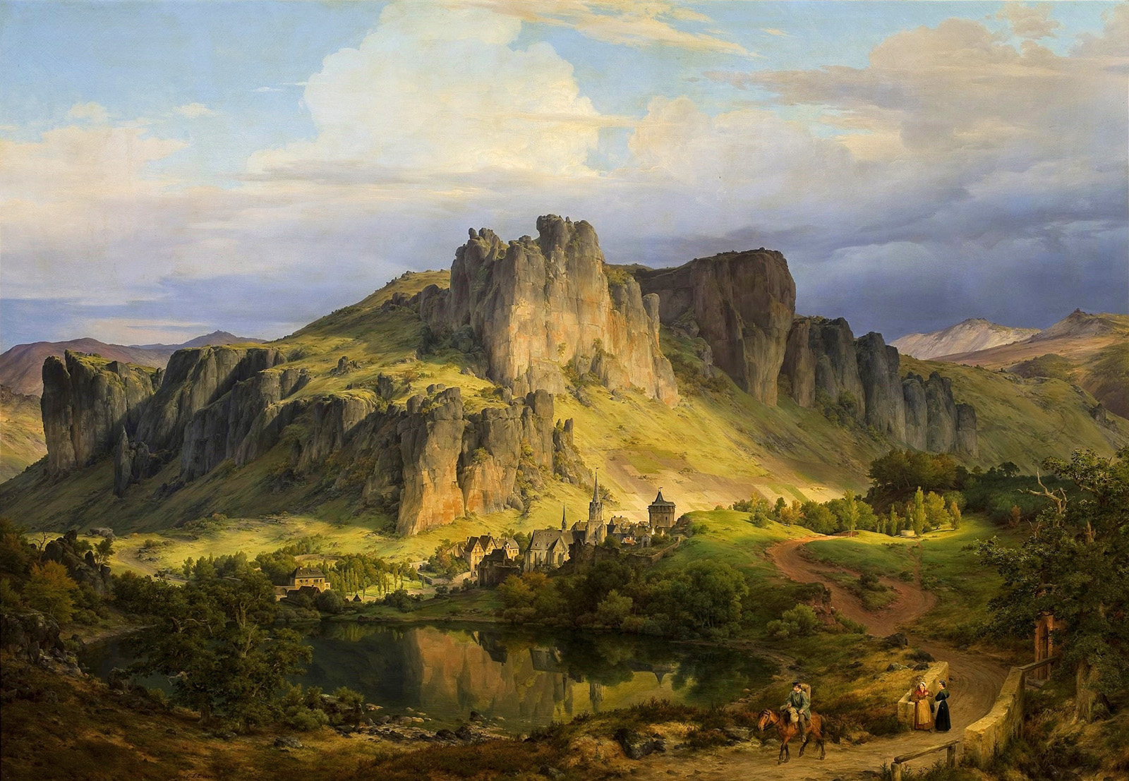 landscape in the eifel mountains